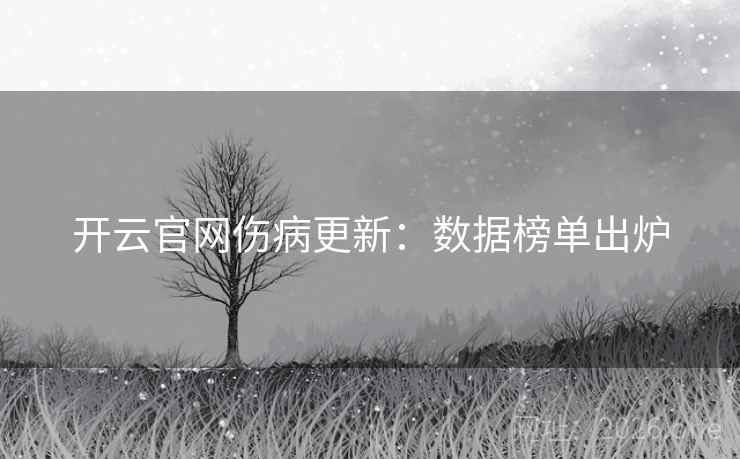 开云官网伤病更新：数据榜单出炉